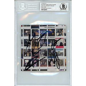 Old Dominion Signed Tequila and Therapy CD Cover Beckett Slab Autographed Album